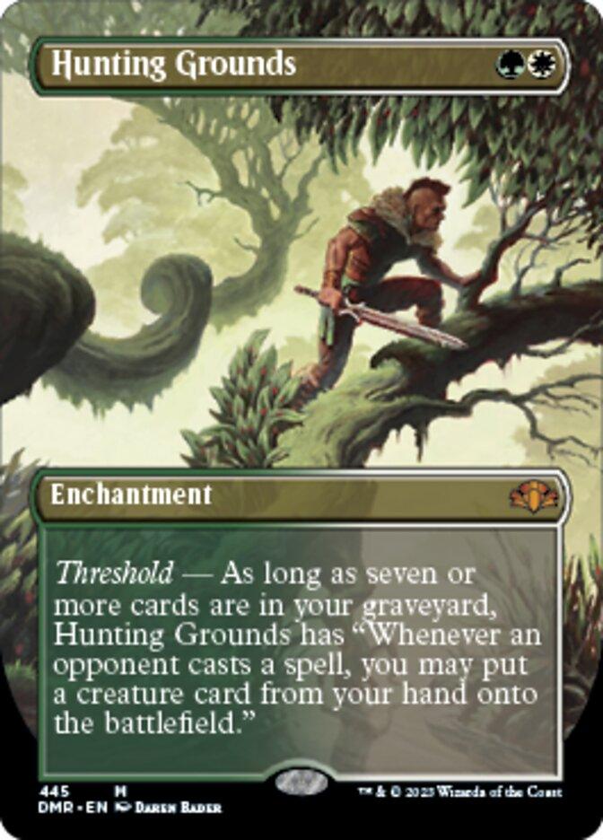 Hunting Grounds (Borderless Alternate Art) [Dominaria Remastered] - La Boîte Mystère ( The Mystery Box)