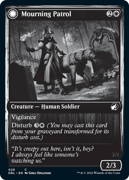 Mourning Patrol // Morning Apparition [Innistrad: Double Feature] - La Boîte Mystère ( The Mystery Box)