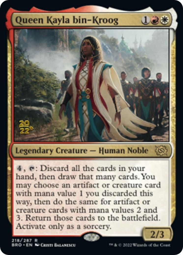 Queen Kayla bin-Kroog [The Brothers' War: Prerelease Promos] - La Boîte Mystère ( The Mystery Box)