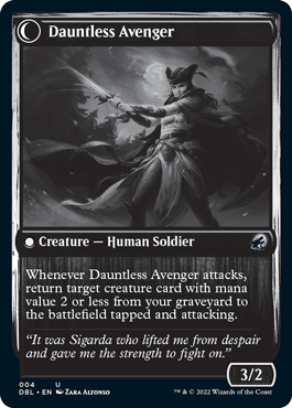 Bereaved Survivor // Dauntless Avenger [Innistrad: Double Feature] - La Boîte Mystère ( The Mystery Box)