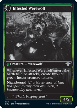 Infestation Expert // Infested Werewolf [Innistrad: Double Feature] - La Boîte Mystère ( The Mystery Box)