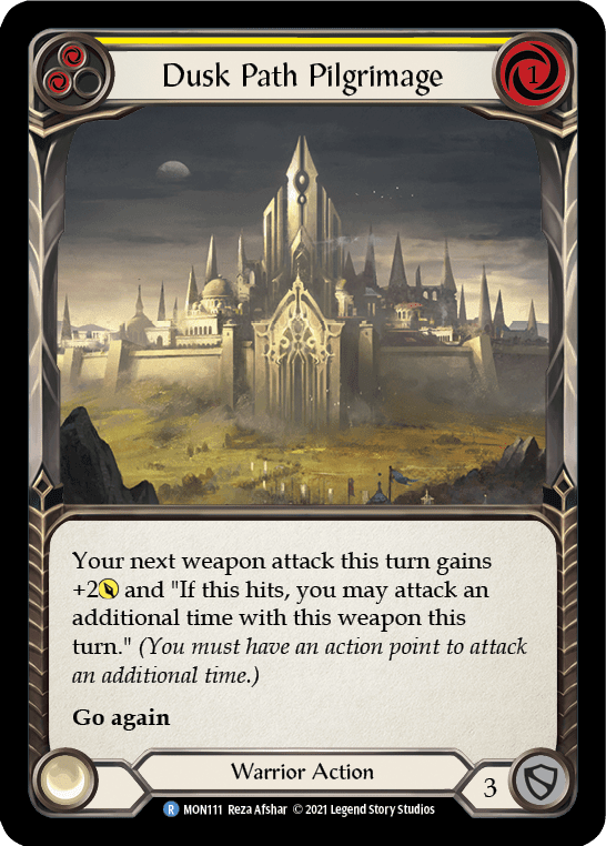 Dusk Path Pilgrimage (Yellow) [MON111] 1st Edition Normal - La Boîte Mystère ( The Mystery Box)