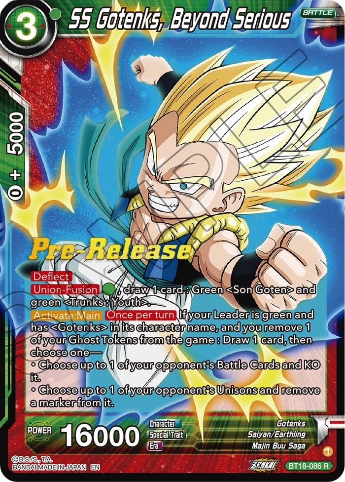 SS Gotenks, Beyond Serious (BT18-086) [Dawn of the Z-Legends Prerelease Promos] - La Boîte Mystère ( The Mystery Box)