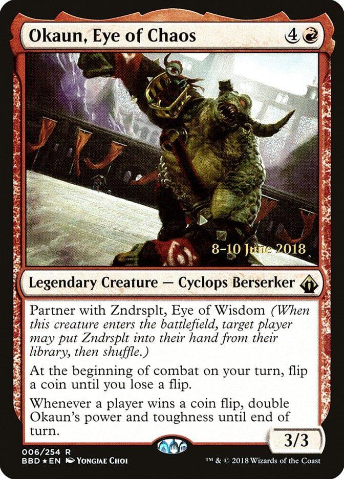 Okaun, Eye of Chaos [Battlebond Prerelease Promos] - La Boîte Mystère ( The Mystery Box)