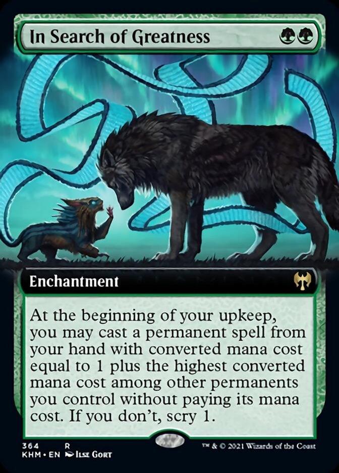 In Search of Greatness (Extended Art) [Kaldheim] - La Boîte Mystère ( The Mystery Box)