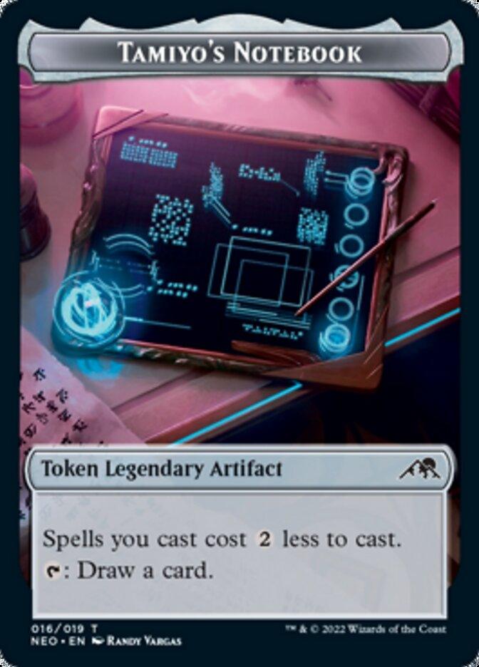 Samurai // Tamiyo's Notebook Double-sided Token [Kamigawa: Neon Dynasty Tokens] - La Boîte Mystère ( The Mystery Box)