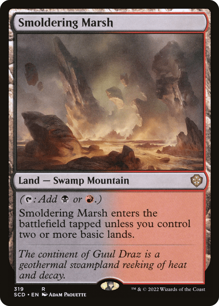 Smoldering Marsh [Starter Commander Decks] - La Boîte Mystère ( The Mystery Box)
