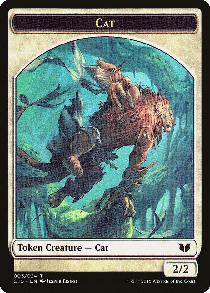 Cat // Zombie Double-Sided Token [Commander 2015 Tokens] - La Boîte Mystère ( The Mystery Box)