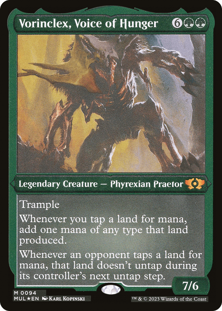 Vorinclex, Voice of Hunger (Foil Etched) [Multiverse Legends] - La Boîte Mystère ( The Mystery Box)