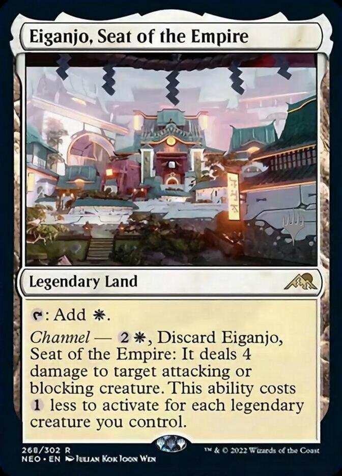 Eiganjo, Seat of the Empire (Promo Pack) [Kamigawa: Neon Dynasty Promos] - La Boîte Mystère ( The Mystery Box)