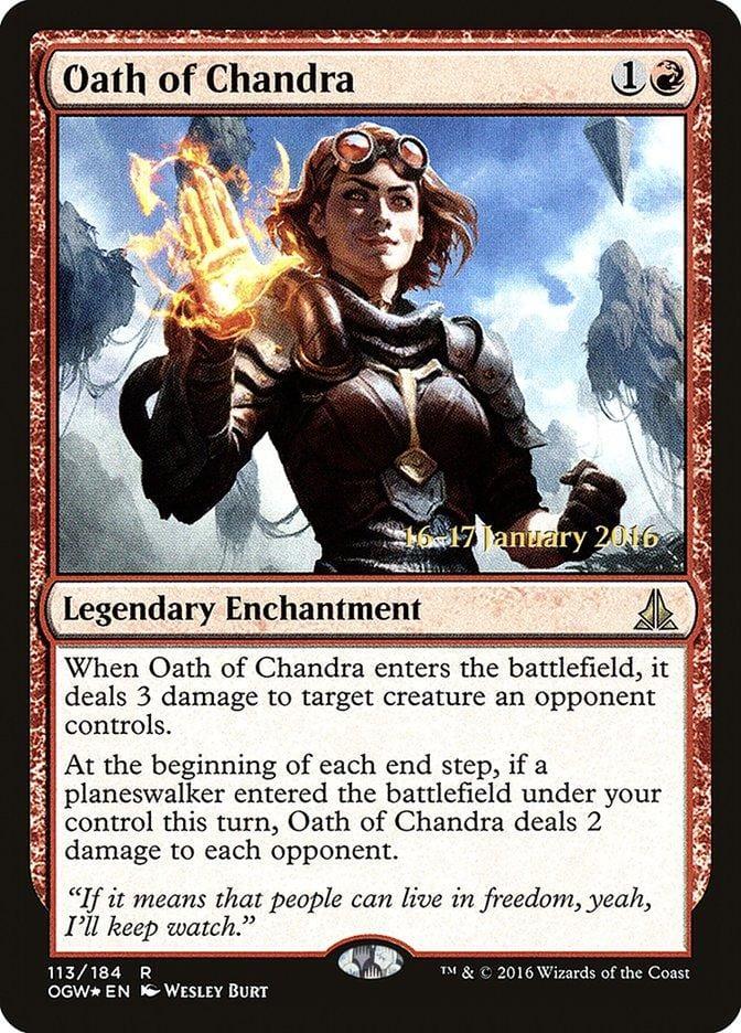 Oath of Chandra [Oath of the Gatewatch Prerelease Promos] - La Boîte Mystère ( The Mystery Box)