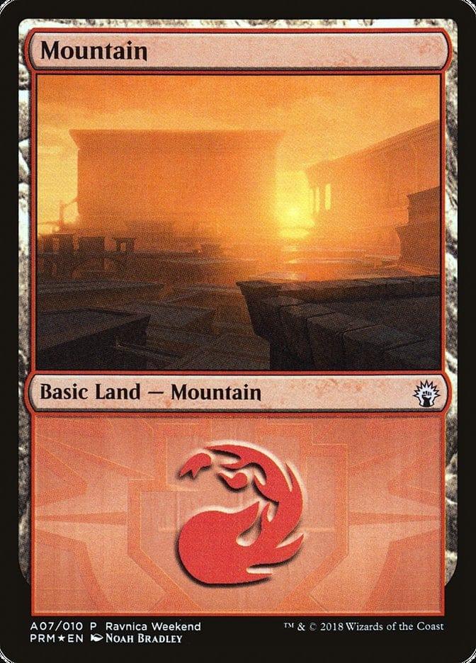 Mountain (A07) [Guilds of Ravnica Ravnica Weekend] - La Boîte Mystère ( The Mystery Box)