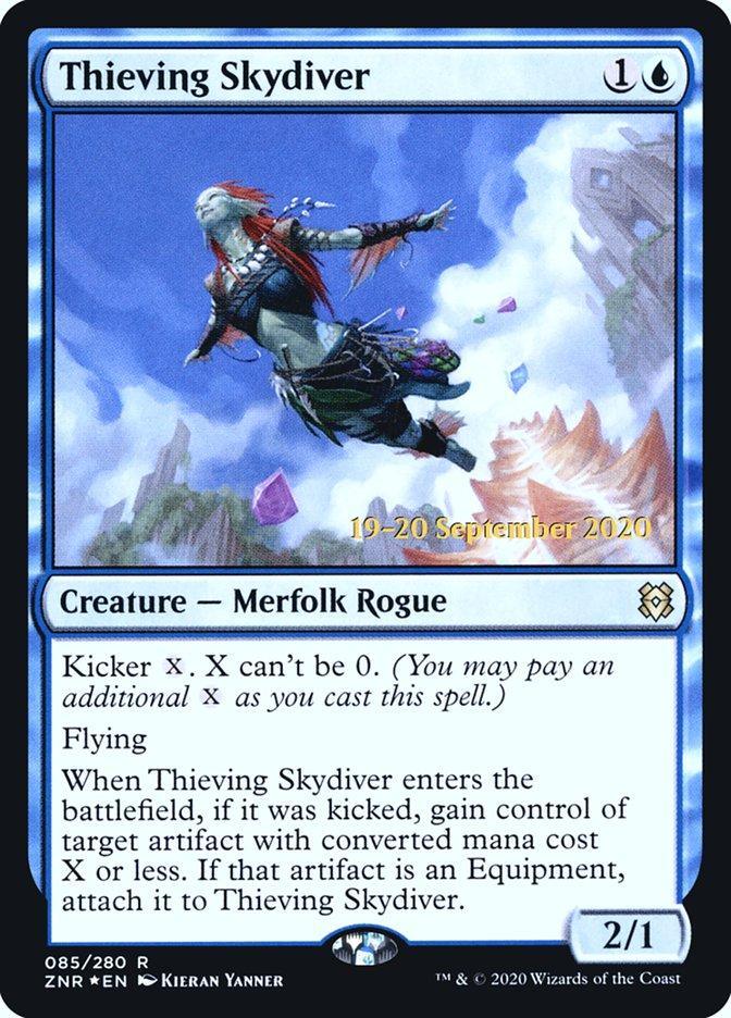 Thieving Skydiver [Zendikar Rising Prerelease Promos] - La Boîte Mystère ( The Mystery Box)