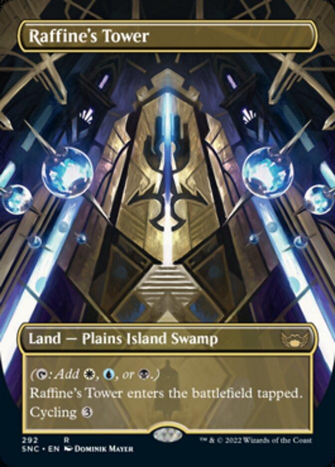 Raffine's Tower (Borderless Alternate Art) [Streets of New Capenna] - La Boîte Mystère ( The Mystery Box)