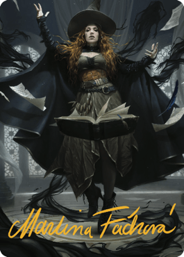 Tasha, the Witch Queen Art Card (41) (Gold-Stamped Signature) [Commander Legends: Battle for Baldur's Gate Art Series] - La Boîte Mystère ( The Mystery Box)