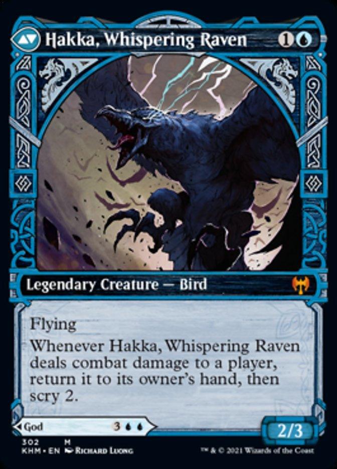Alrund, God of the Cosmos // Hakka, Whispering Raven (Showcase) [Kaldheim] - La Boîte Mystère ( The Mystery Box)