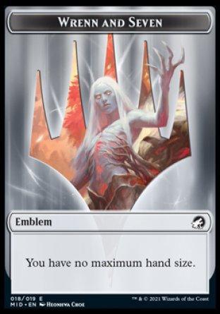 Wrenn and Seven Emblem [Innistrad: Midnight Hunt Tokens] - La Boîte Mystère ( The Mystery Box)