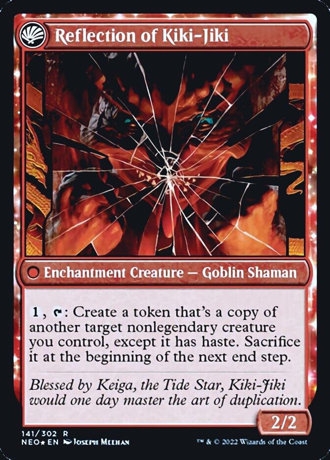 Fable of the Mirror-Breaker // Reflection of Kiki-Jiki [Kamigawa: Neon Dynasty Prerelease Promos] - La Boîte Mystère ( The Mystery Box)
