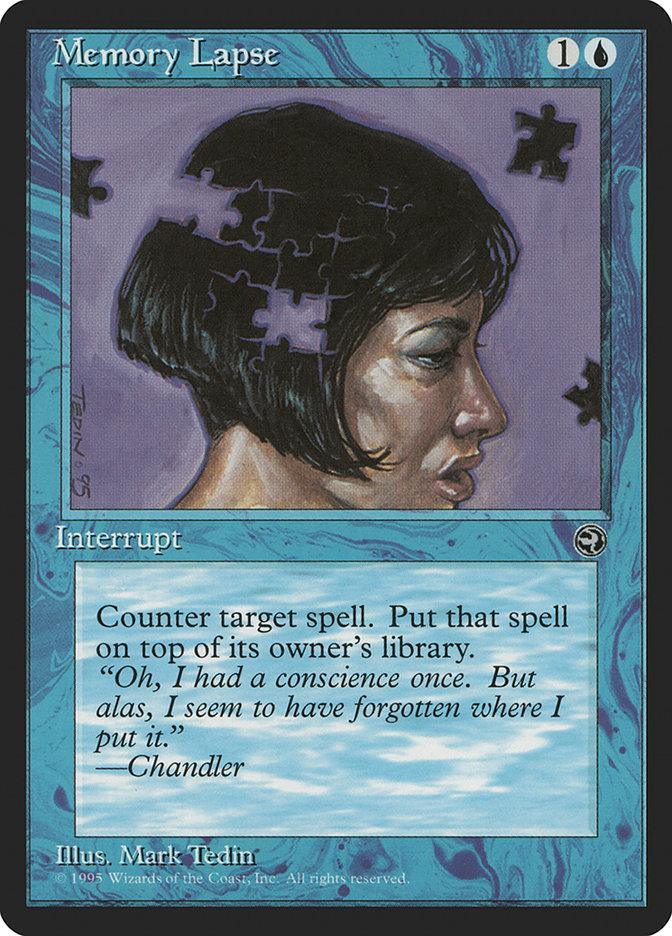 Memory Lapse (Chandler Flavor Text) [Homelands] - La Boîte Mystère ( The Mystery Box)
