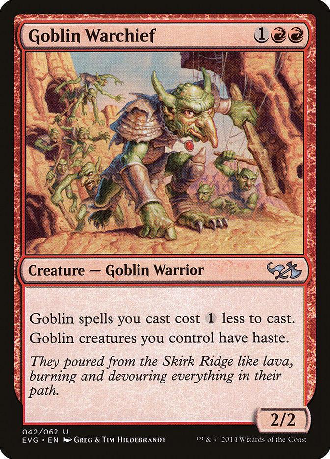 Goblin Warchief (Elves vs. Goblins) [Duel Decks Anthology] - La Boîte Mystère ( The Mystery Box)