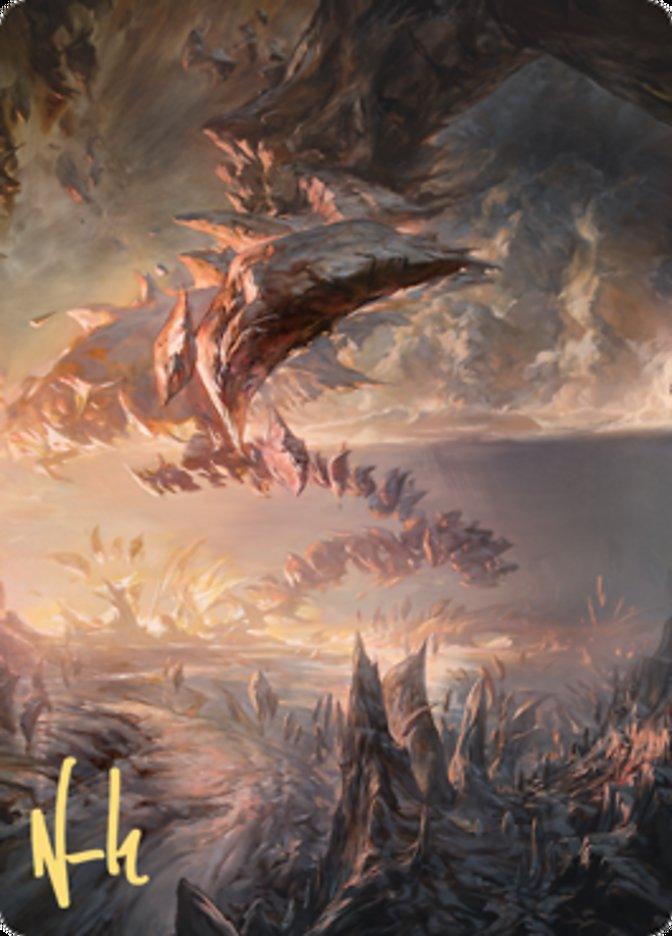 Needleverge Pathway Art Card (Gold-Stamped Signature) [Zendikar Rising Art Series] - La Boîte Mystère ( The Mystery Box)