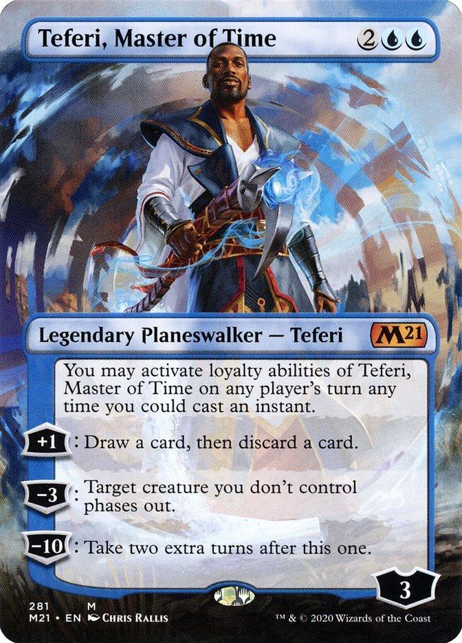 Teferi, Master of Time (Borderless) [Core Set 2021] - La Boîte Mystère ( The Mystery Box)