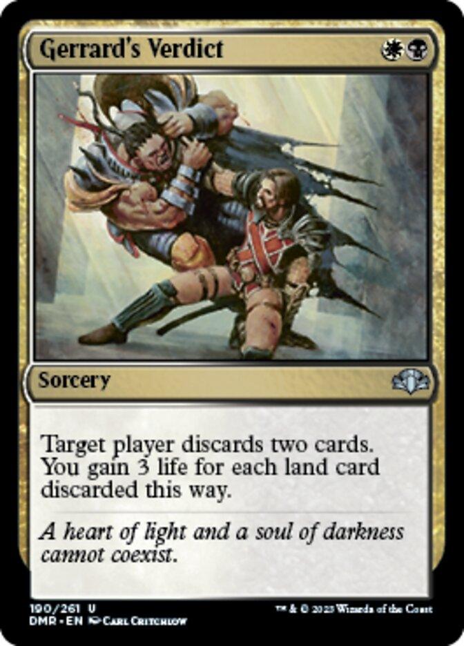 Gerrard's Verdict [Dominaria Remastered] - La Boîte Mystère ( The Mystery Box)