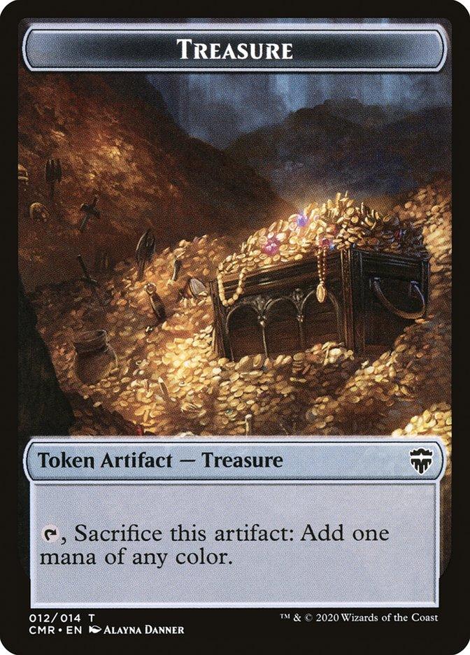Dragon // Treasure Token [Commander Legends Tokens] - La Boîte Mystère ( The Mystery Box)