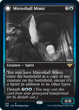 Mirrorhall Mimic // Ghastly Mimicry [Innistrad: Double Feature] - La Boîte Mystère ( The Mystery Box)