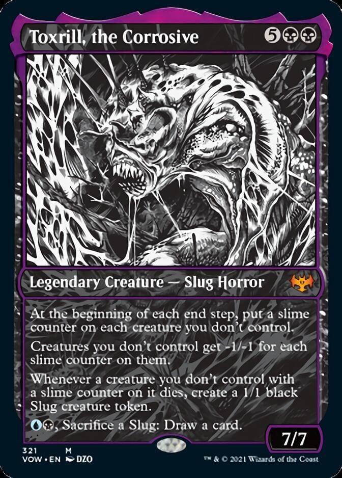 Toxrill, the Corrosive (Showcase Eternal Night) [Innistrad: Crimson Vow] - La Boîte Mystère ( The Mystery Box)