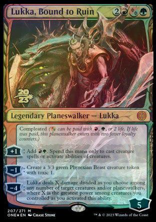 Lukka, Bound to Ruin [Phyrexia: All Will Be One Prerelease Promos] - La Boîte Mystère ( The Mystery Box)