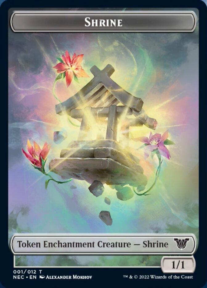 Shrine Token [Kamigawa: Neon Dynasty Commander Tokens] - La Boîte Mystère ( The Mystery Box)