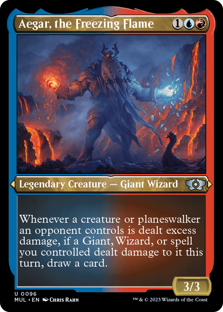Aegar, the Freezing Flame (Foil Etched) [Multiverse Legends] - La Boîte Mystère ( The Mystery Box)
