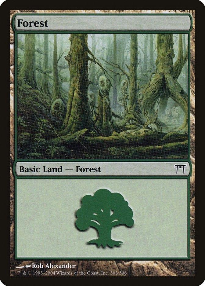 Forest (303) [Champions of Kamigawa] - La Boîte Mystère ( The Mystery Box)
