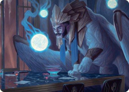 Tivit, Seller of Secrets Art Card [Streets of New Capenna Art Series] - La Boîte Mystère ( The Mystery Box)