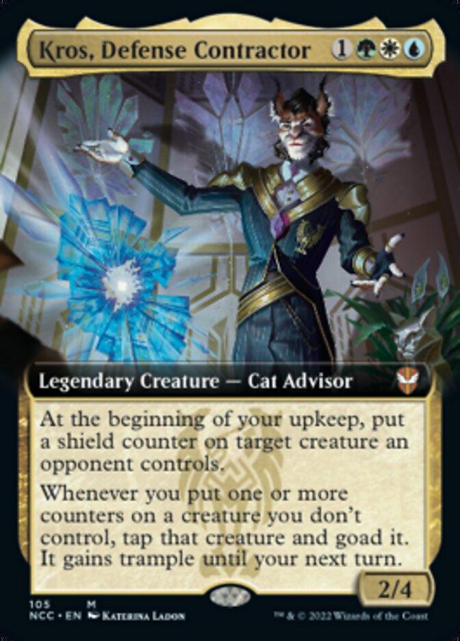 Kros, Defense Contractor (Extended Art) [Streets of New Capenna Commander] - La Boîte Mystère ( The Mystery Box)