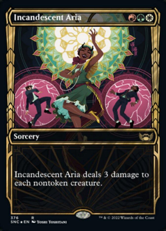 Incandescent Aria (Showcase Golden Age Gilded Foil) [Streets of New Capenna] - La Boîte Mystère ( The Mystery Box)