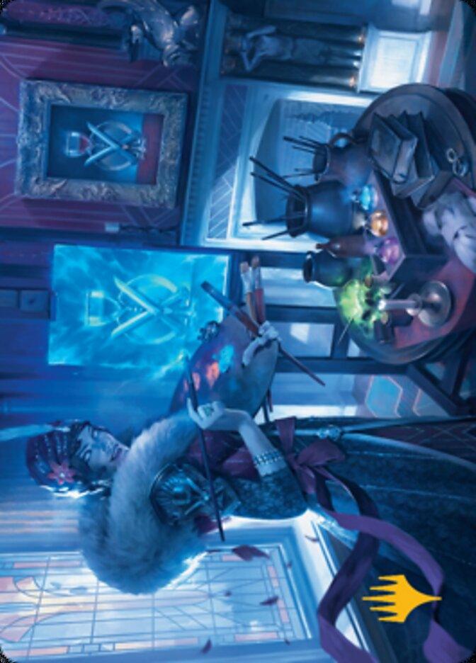 Flawless Forgery Art Card (Gold-Stamped Signature) [Streets of New Capenna Art Series] - La Boîte Mystère ( The Mystery Box)