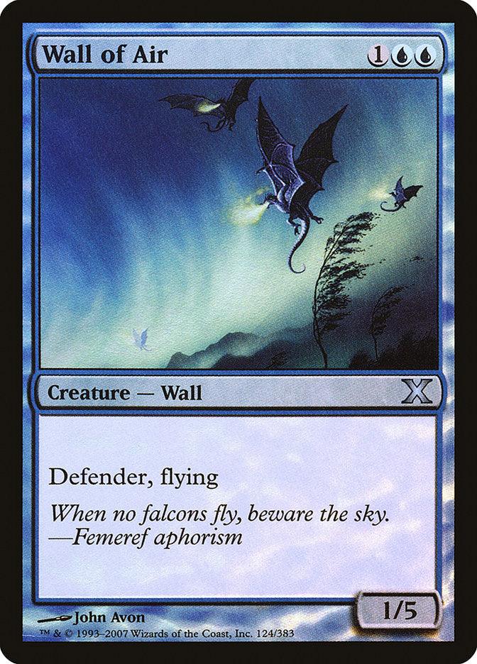 Wall of Air (Premium Foil) [Tenth Edition] - La Boîte Mystère ( The Mystery Box)
