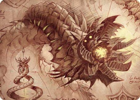 Wurmcoil Engine Art Card [The Brothers' War Art Series] - La Boîte Mystère ( The Mystery Box)
