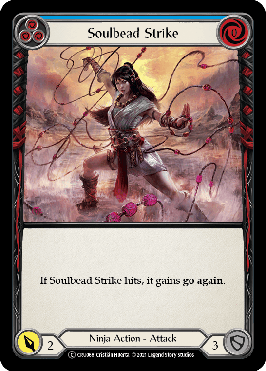 Soulbead Strike (Blue) [U-CRU068-RF] Unlimited Rainbow Foil - La Boîte Mystère ( The Mystery Box)