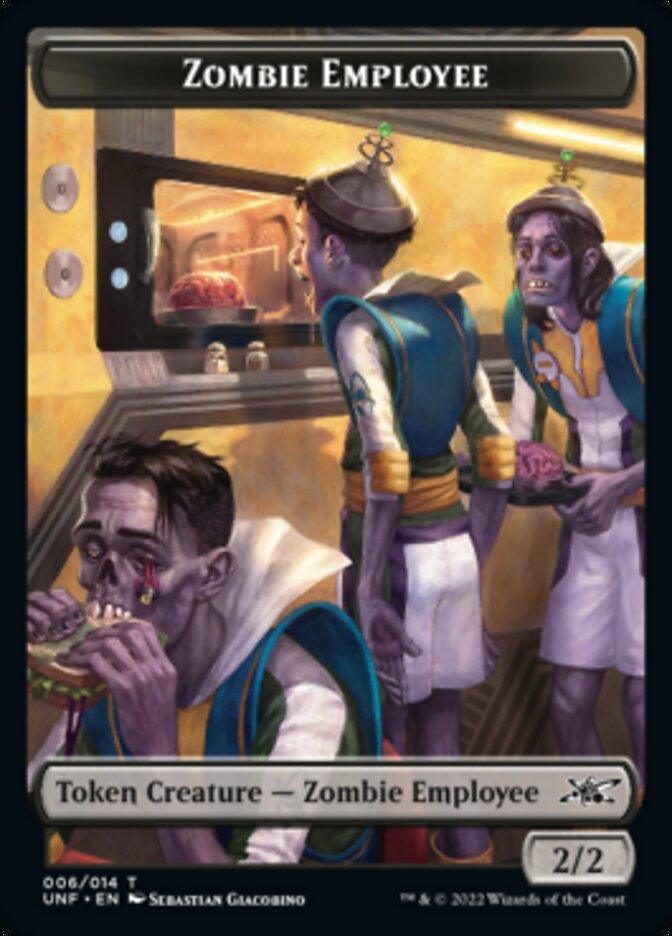 Zombie Employee Token [Unfinity Tokens] - La Boîte Mystère ( The Mystery Box)