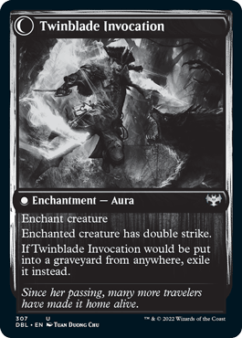Twinblade Geist // Twinblade Invocation [Innistrad: Double Feature] - La Boîte Mystère ( The Mystery Box)