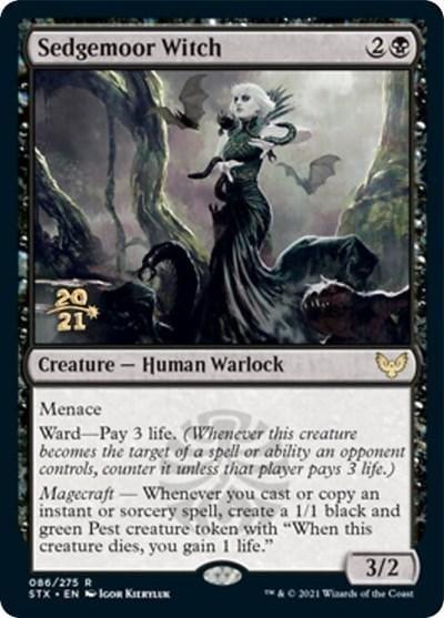 Sedgemoor Witch [Strixhaven: School of Mages Prerelease Promos] - La Boîte Mystère ( The Mystery Box)