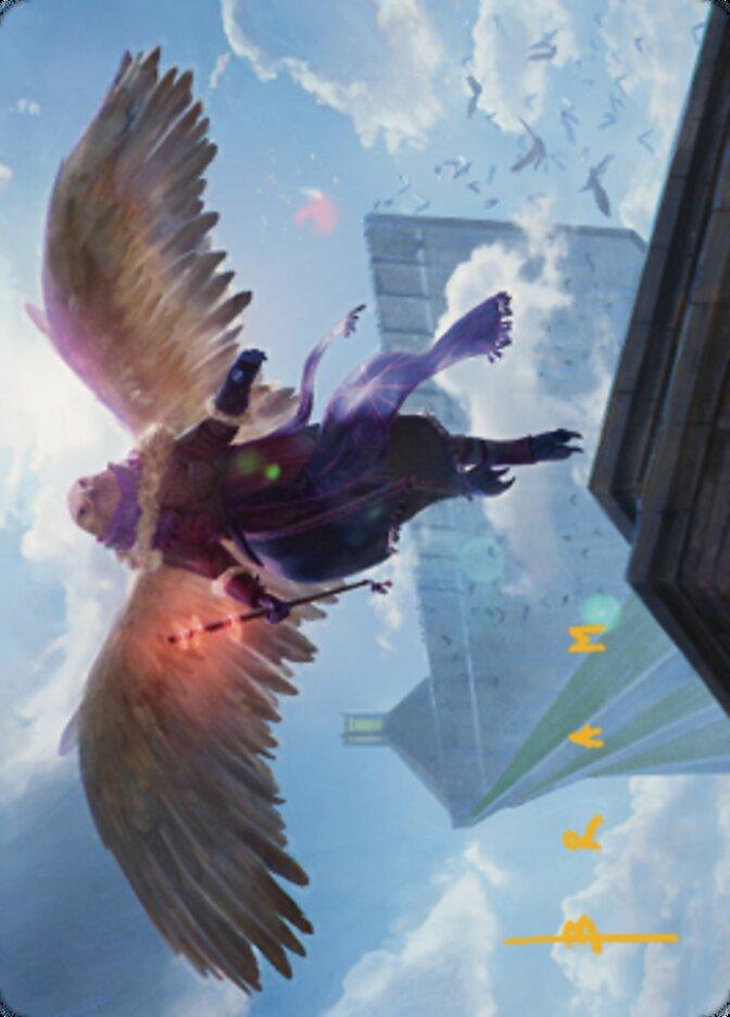Balmor, Battlemage Captain Art Card 1 (Gold-Stamped Signature) [Dominaria United Art Series] - La Boîte Mystère ( The Mystery Box)