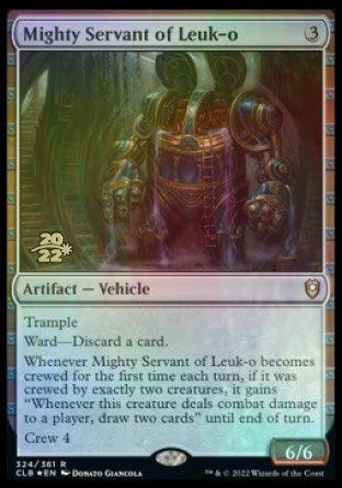 Mighty Servant of Leuk-o [Commander Legends: Battle for Baldur's Gate Prerelease Promos] - La Boîte Mystère ( The Mystery Box)