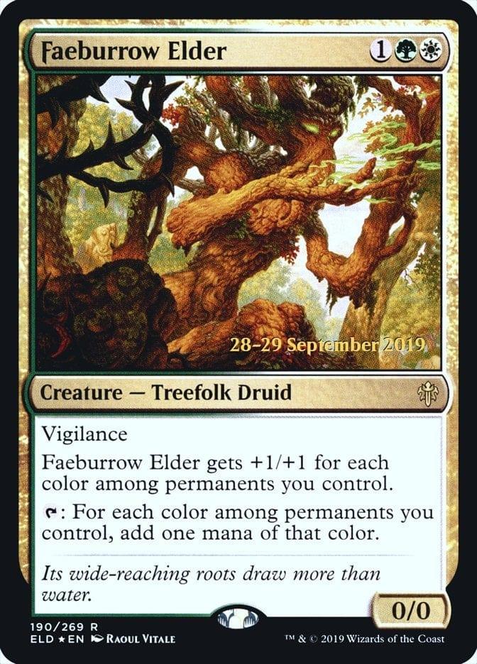 Faeburrow Elder [Throne of Eldraine Prerelease Promos] - La Boîte Mystère ( The Mystery Box)