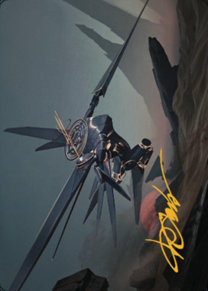 Steel Seraph Art Card (Gold-Stamped Signature) [The Brothers' War Art Series] - La Boîte Mystère ( The Mystery Box)