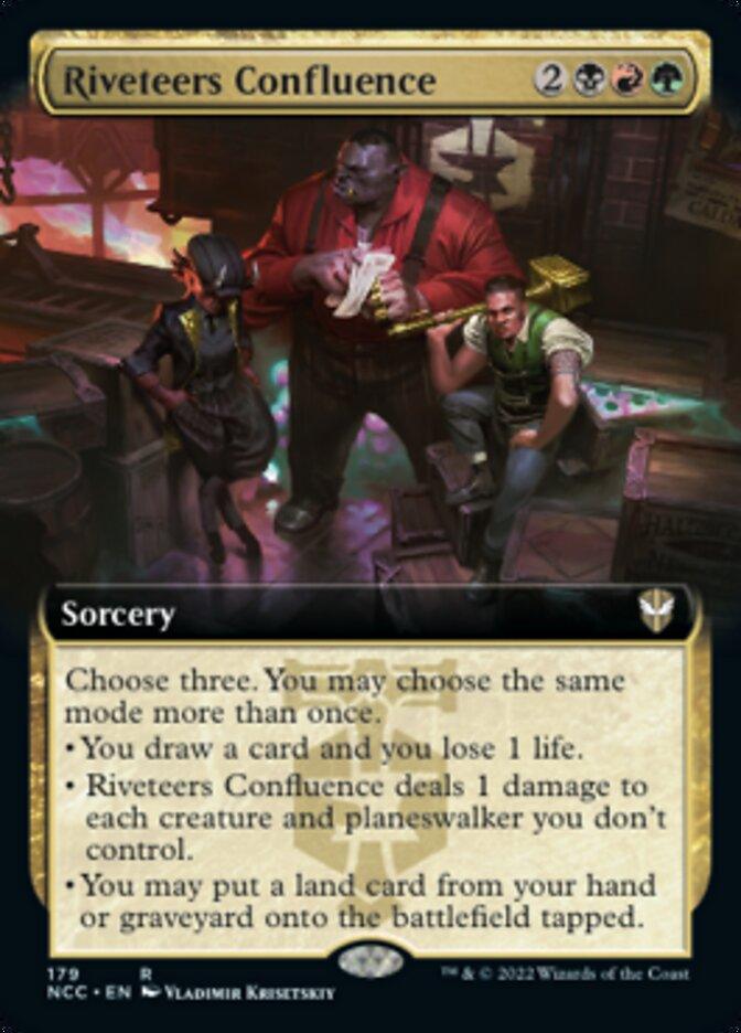 Riveteers Confluence (Extended Art) [Streets of New Capenna Commander] - La Boîte Mystère ( The Mystery Box)