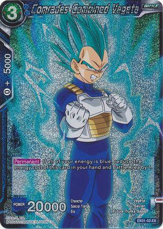 Comrades Combined Vegeta (Foil) (EX01-02) [Mighty Heroes] - La Boîte Mystère ( The Mystery Box)